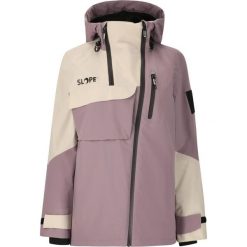 Damska kurtka narciarska Slope Zuko W-PRO 15000. Szare kurtki sportowe damskie SLOPE, bez wzorów, bez ramiączek, bez kaptura, narciarskie. Za 656.00 zł.