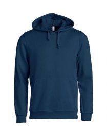 Clique Bluza z kapturem Basic Hoody - dark navy. Niebieskie bluzy damskie CLIQUE, xl, bez wzorów, z bawełny, bez ramiączek, z kapturem. Za 174.92 zł.