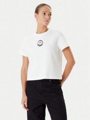 Vero Moda T-Shirt Sara 10311633 Biały Regular Fit. Białe t-shirty damskie Vero Moda, m, bez wzorów, z bawełny, bez kołnierzyka, bez ramiączek. Za 89.99 zł.