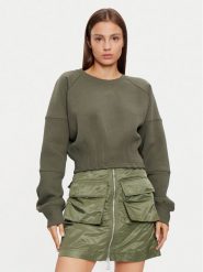 Alpha Industries Bluza 148031 Zielony Regular Fit. Zielone bluzy damskie Alpha Industries, l, bez wzorów, z syntetyku, bez ramiączek, bez kaptura. Za 309.99 zł.
