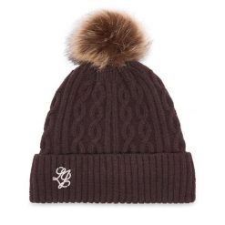 Czapka Liu Jo. Brązowe czapki damskie Liu Jo, na zimę, bez wzorów. Za 249.99 zł.