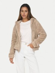 ONLY Kurtka przejściowa New Anna 15300635 Beżowy Regular Fit. Brązowe kurtki damskie ONLY, s, bez wzorów, z syntetyku, bez kaptura. Za 179.99 zł.