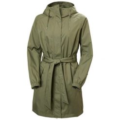 Parka damska z kapturem Helly Hansen Classics. Zielone parki damskie Helly Hansen, bez wzorów, z kapturem. Za 724.00 zł.