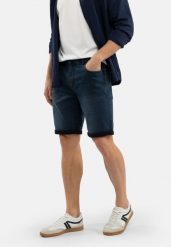 Szorty jeansowe, Comfort Fit, E-MEAR. Niebieskie szorty męskie Volcano, bez wzorów, z elastanu. Za 159.99 zł.