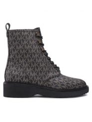 MICHAEL Michael Kors Trzewiki Haskell Bootie 40F2HSFE5B Czarny. Czarne botki damskie MICHAEL Michael Kors, bez wzorów, ze skóry, bez obcasa, na płaskiej podeszwie, bez zapięcia. Za 1,389.00 zł.