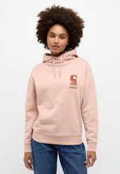 DAMSKA BLUZA Z KAPTUREM MUSTANG Bella H Print Misty Rose 1014474 8089. Czerwone bluzy damskie Mustang, m, bez wzorów, bez ramiączek, z kapturem. Za 139.99 zł.
