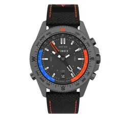 Zegarek Timex. Czarne zegarki męskie Timex, bez wzorów. Za 1,059.00 zł.