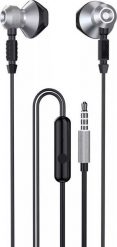 Słuchawki Dudao Dudao metalowe przewodowe słuchawki douszne 3,5 mm mini jack szary (X2C-Grey). Szare słuchawki douszne Dudao. Za 29.88 zł.