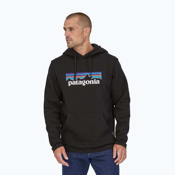Bluza Patagonia P-6 Logo Uprisal. Czarne bluzy męskie Patagonia, m, bez wzorów, bez ramiączek, bez kaptura. Za 359.99 zł.