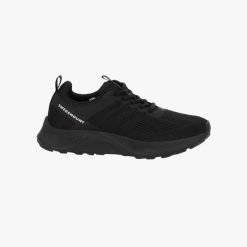 Sneakersy do biegania damskie Swedemount Denver Running Shoe. Czarne obuwie sportowe damskie SWEDEMOUNT, bez wzorów, bez zapięcia, do biegania. Za 329.99 zł.