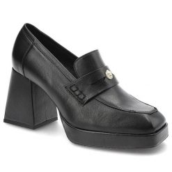 Czarne Półbuty Karino Eleganckie Skórzane Buty Na Obcasie. Czarne półbuty damskie Karino, z aplikacjami, ze skóry, eleganckie, bez obcasa, na obcasie, bez zapięcia. Za 299.00 zł.