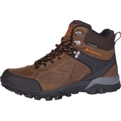 Skórzane buty turystyczne w kolorze brązowym. Brązowe obuwie trekkingowe damskie Alpine Pro, bez zapięcia. W wyprzedaży za 417.95 zł.
