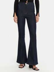 Guess Jeansy W5GA1Q D5B43 Granatowy Regular Fit. Niebieskie jeansy damskie Guess, z aplikacjami, z jeansu. Za 319.99 zł.