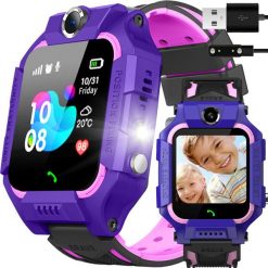SMARTWATCH Y1 FIOLETOWY. Fioletowe zegarki smartwatch DexXer, bez wzorów. Za 145.55 zł.