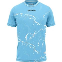 T-shirt Sportowy Givova Graphite Sky-White - Lekki i Oddychający. Białe koszulki sportowe męskie Givova, m, bez wzorów, z poliesteru, bez ramiączek, na fitness i siłownię. Za 159.99 zł.