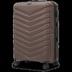 Walizka duża Wings PHOENIX 2.0 polipropylen 28" BROWN. Brązowe walizki damskie Wings, bez wzorów, z materiału, duże. Za 259.90 zł.