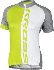 Kross Koszulka damska Flow Lady Lime r. S. Zielone bluzki damskie Kross, s, bez wzorów, bez kołnierzyka, bez ramiączek. Za 139.90 zł.