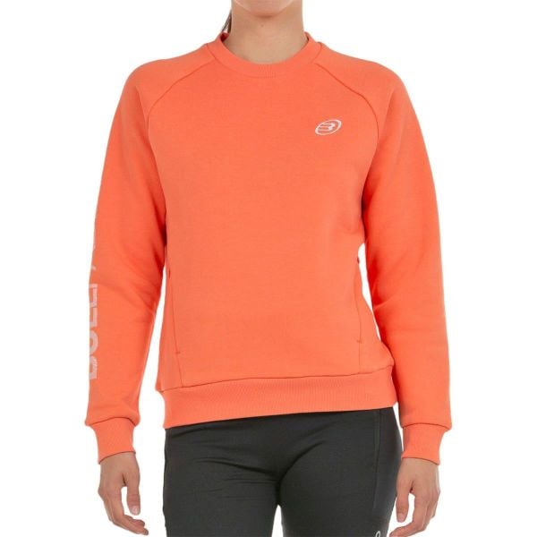 Sweatshirt Bullpadel Natas Woman. Brązowe bluzy męskie bullpadel, bez wzorów, sportowe, bez ramiączek, bez kaptura. Za 165.75 zł.