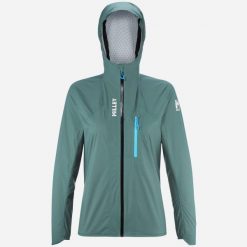 Kurtka trekkingowa damska Millet Wanaka Light 2.5L Jkt W wodoodporna. Zielone kurtki sportowe damskie Millet, l, bez wzorów, bez ramiączek, bez kaptura, trekkingowe. Za 1,100.00 zł.