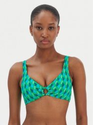 Seafolly Góra od bikini Sorrento 31467-277 Zielony. Zielone stroje kąpielowe damskie Seafolly, bez wzorów, z syntetyku. Za 389.99 zł.