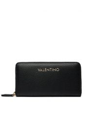 Valentino Portfel Brixton VPS7LX155 Czarny. Czarne portfele damskie Valentino, ze skóry. Za 199.99 zł.
