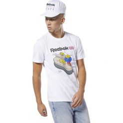 Reebok Classics Callout Graphic Koszulka Biały. Białe t-shirty męskie Reebok, s, bez wzorów, z bawełny, bez kołnierzyka, bez ramiączek. Za 154.95 zł.