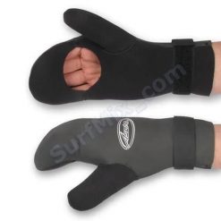 Rękawiczki neoprenowe zimowe 3 mm Kite Wing SUP Windsurfing. Czarne rękawiczki męskie ASCAN, na zimę, bez wzorów, z jersey. Za 89.00 zł.