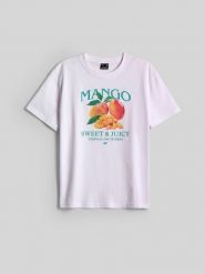 4F T-shirt loose z nadrukiem damski - biały L. Białe t-shirty damskie 4F, l, bez wzorów, z bawełny, bez kołnierzyka, bez ramiączek. Za 69.99 zł.