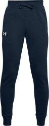Under Armour Granatowy XL. Niebieskie spodnie dresowe damskie Under Armour, bez wzorów, sportowe. Za 78.36 zł.