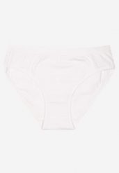 Białe Bawełniane Majtki w Stylu Fig Talivira. Białe majtki damskie Born2be, z bawełny. Za 4.99 zł.