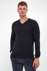 Sweter męski wełniany KARL LAGERFELD. Swetry męskie KARL LAGERFELD, m, bez wzorów, z wełny, bez kołnierzyka, bez ramiączek. Za 599.00 zł.