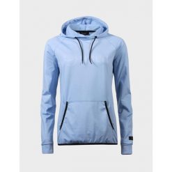Bluza z kapturem damska Halti Dynamic. Niebieskie bluzy damskie Halti, l, bez wzorów, bez ramiączek, z kapturem. Za 449.99 zł.
