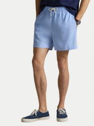 Polo Ralph Lauren Szorty kąpielowe 710957782503 Błękitny Classic Fit. Niebieskie kąpielówki męskie Polo Ralph Lauren, m, bez wzorów, z syntetyku. Za 399.99 zł.