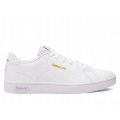 Buty sportowe damskie Reebok Court Clean sneakersy białe (100074383). Białe obuwie sportowe damskie Reebok, bez wzorów, z gumy, bez zapięcia, trekkingowe. Za 199.00 zł.