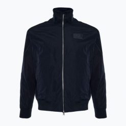 Kurtka męska EA7 Emporio Armani Train Lux Padded Bomberka. Niebieskie kurtki męskie EA7 Emporio Armani, l, bez wzorów, z materiału, eleganckie, bez kaptura. Za 829.99 zł.