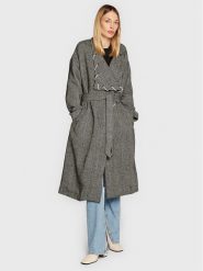 TWINSET Płaszcz przejściowy 222AP237A Szary Regular Fit. Szare płaszcze damskie Twinset, xxs, bez wzorów, z syntetyku, bez kołnierzyka, bez kaptura. Za 1,449.00 zł.