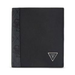 Portfel Guess. Czarne portfele męskie Guess, z aplikacjami. Za 237.99 zł.