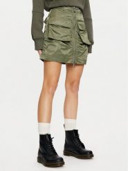 Alpha Industries Spódnica mini 148066 Zielony Regular Fit. Zielone spódnice damskie Alpha Industries, m, bez wzorów, z syntetyku, mini. Za 239.99 zł.
