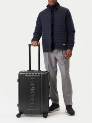 Hunter Walizka średnia CWBEO-HUNTER-M-001-08 Czarny. Czarne walizki męskie Hunter, bez wzorów, z tworzywa sztucznego, średnie. Za 359.99 zł.