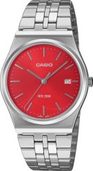 Zegarek Casio Zegarek męski Casio MTP-B145D-4A2VEF srebrny. Szare zegarki męskie Casio, bez wzorów, srebrne. Za 263.99 zł.