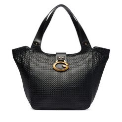 Torebka Guess. Czarne shopperki damskie Guess, z aplikacjami, bez dodatków. Za 714.99 zł.