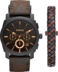 ZEGAREK MĘSKI + BRANSOLETKA FOSSIL FS5251SET - KOMPLET PREZENTOWY. Zegarki męskie FOSSIL, bez wzorów. Za 467.99 zł.