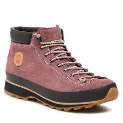 Trekkingi Lomer. Czerwone obuwie sportowe damskie LOMER, bez wzorów, bez zapięcia, trekkingowe. Za 769.99 zł.