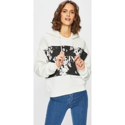 Tally Weijl - Bluza. Białe bluzy damskie TALLY WEIJL, s, bez wzorów, z bawełny, bez ramiączek, z kapturem. W wyprzedaży za 59.90 zł.