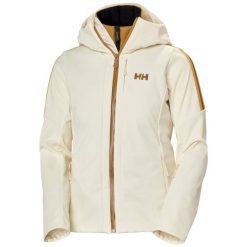 Damska kurtka narciarska z kapturem Helly Hansen Avanti Softshell. Brązowe kurtki sportowe damskie Helly Hansen, na zimę, bez wzorów, z softshellu, bez ramiączek, z kapturem, narciarskie. W wyprzedaży za 1,599.20 zł.