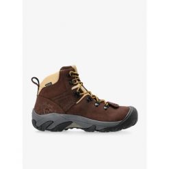Buty trekkingowe męskie Keen Pyrenee. Brązowe trekkingi męskie Keen, bez zapięcia. Za 475.99 zł.