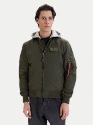 Alpha Industries Kurtka bomber Ma-1 196108 Szary Regular Fit. Szare kurtki męskie Alpha Industries, m, bez wzorów, z syntetyku, bez kaptura. Za 689.99 zł.