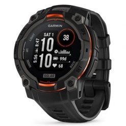 Smartwatch GARMIN Instinct 3 45mm SOLAR Black. Czarne zegarki smartwatch Garmin, bez wzorów. Za 1,712.99 zł.
