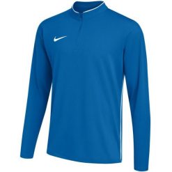 Bluza męska Nike Dri-Fit Park 26 Drill Top. Niebieskie bluzy męskie Nike, m, bez wzorów, z materiału, sportowe, bez ramiączek, bez kaptura. Za 115.99 zł.