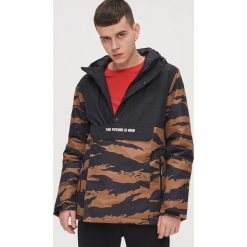 Kurtka anorak z kapturem - Beżowy. Brązowe kurtki męskie Cropp, l, bez wzorów, z kapturem. Za 229.99 zł.